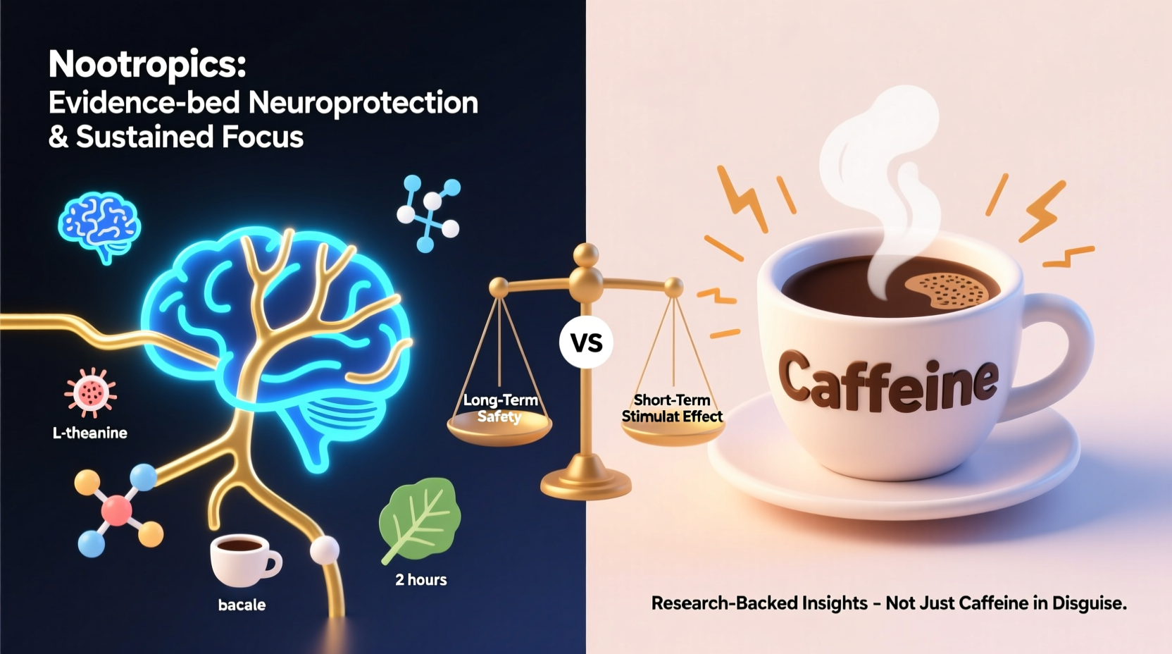 are nootropics safe for long term focus or just caffeine in disguise