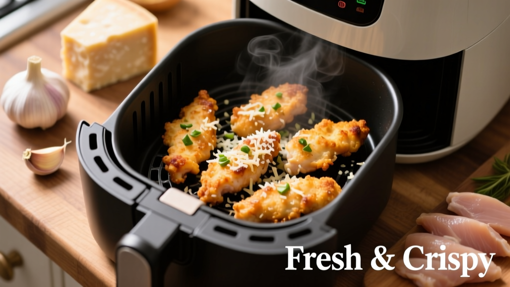 Garlic Parmesan Chicken Tenders in Air Fryer