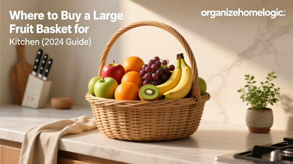 Where to Buy a Large Fruit Basket for Kitchen (2024 Guide)
