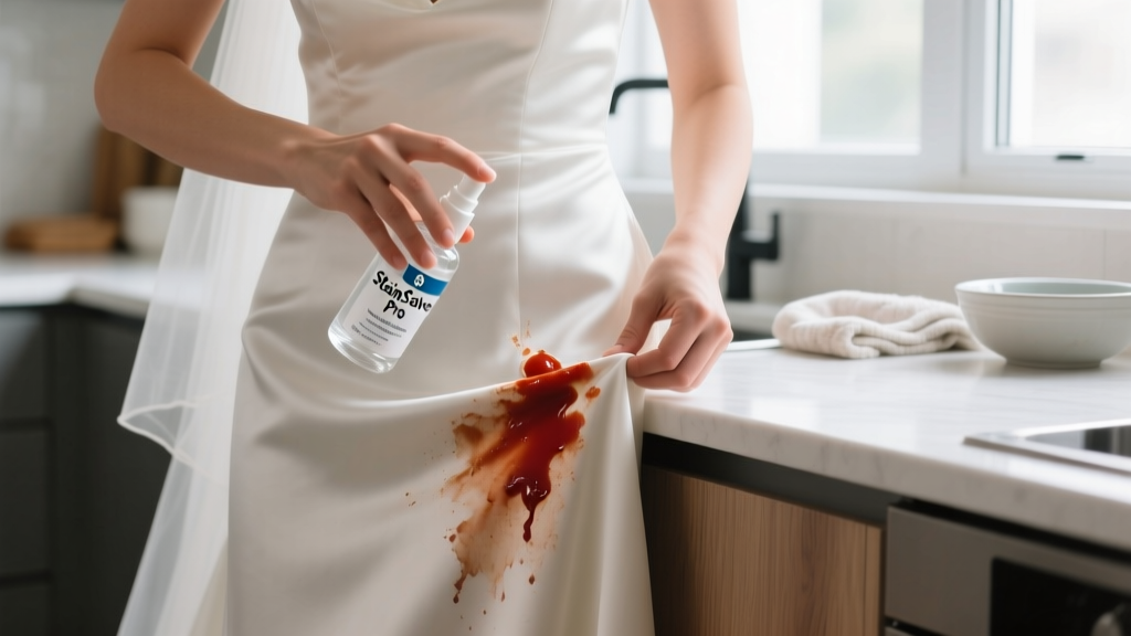 Proven: How to Get Tomato Sauce Out of Wedding Dress