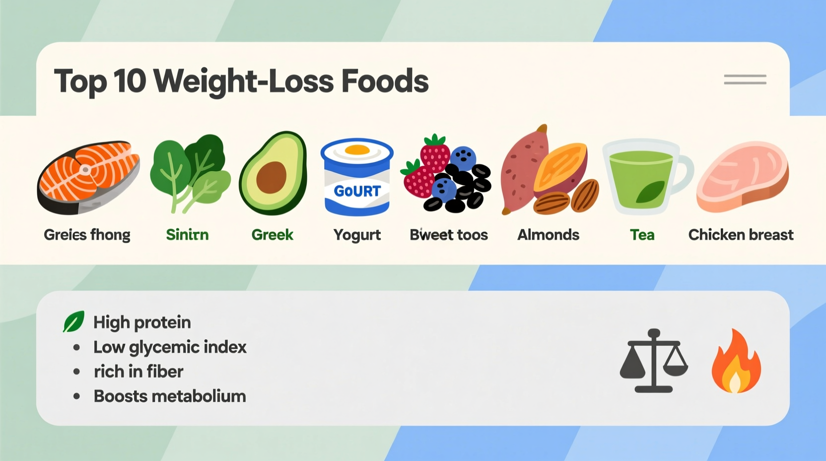 what are the top foods to eat to lose weight