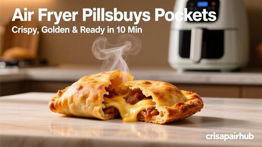 Air Fryer Pillsbury Pizza Pockets in 10 Min