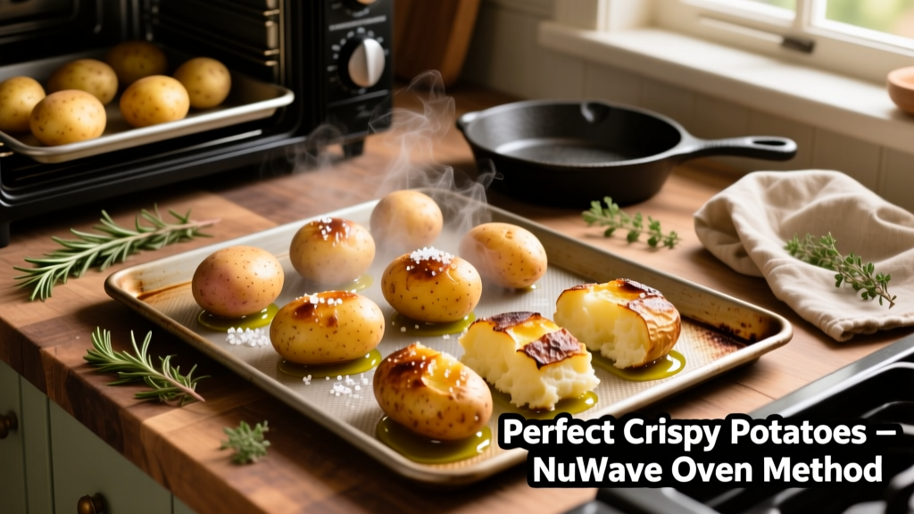 How to Bake Potatoes in a NuWave Oven (Crispy & Tender!)