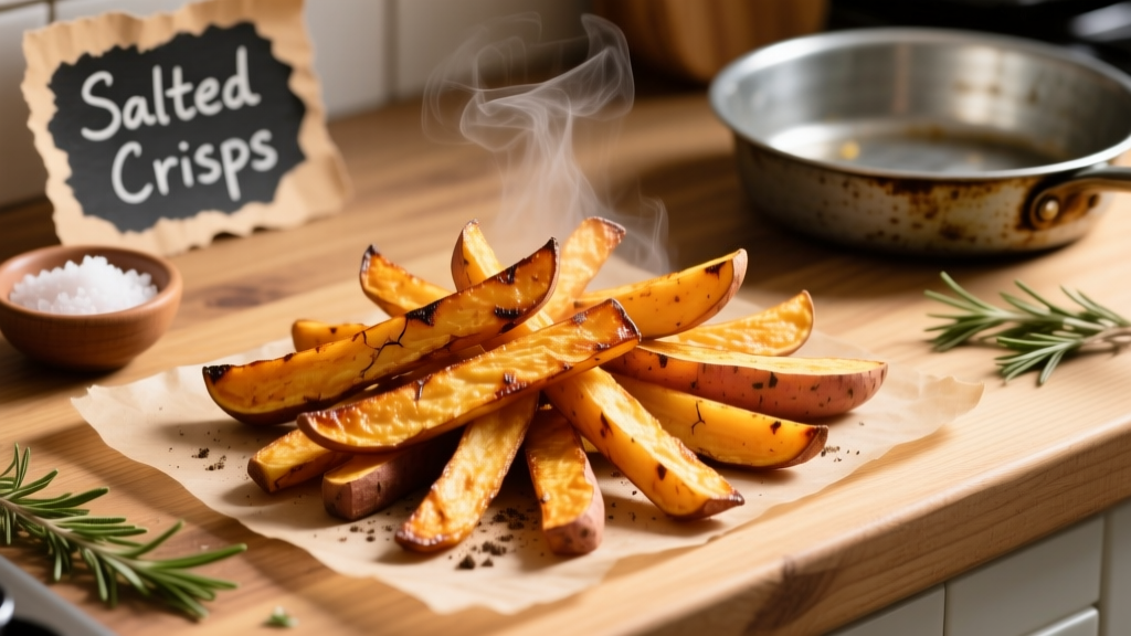Crispy White Sweet Potato Fries in Air Fryer