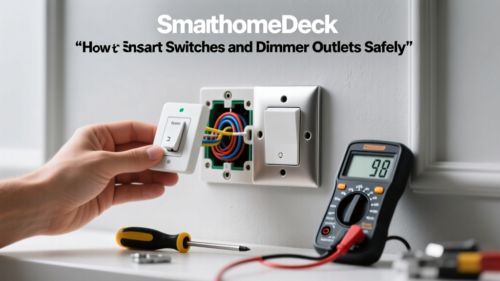 How to Install Smart Switches and Dimmer Outlets Safely