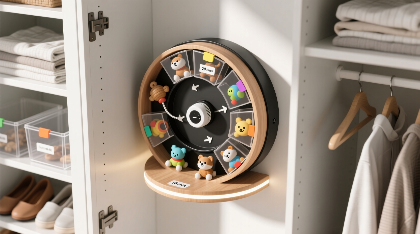 closet organization tips pet toy rotation