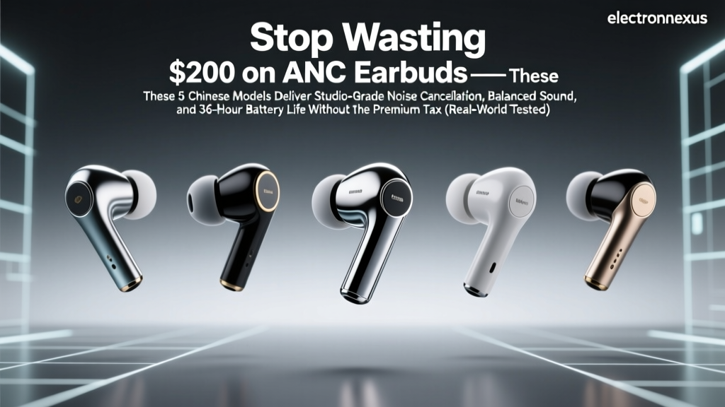 Stop Wasting $200 on ANC Earbuds — These 5 Chinese Models Deliver Studio-Grade Noise Cancellation, Balanced Sound, and 36-Hour Battery Life Without the Premium Tax (Real-World Tested)