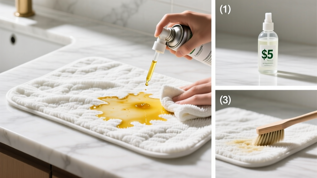 Proven: How to Get Cooking Spray Out of Bath Mat Fast