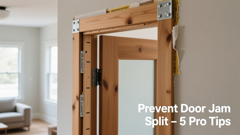 How to Prevent Door Jamb Split in Wood Frames