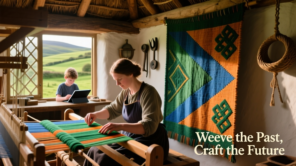 In Rural Ireland, Textile Weavers Offer A Glimpse Of A Craft’s Past And Future