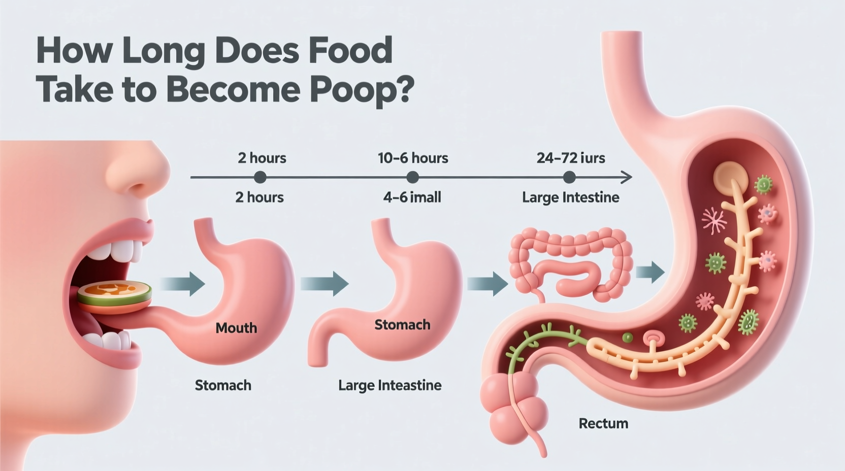 Food to Poop Timeline: 24-72 Hours Explained