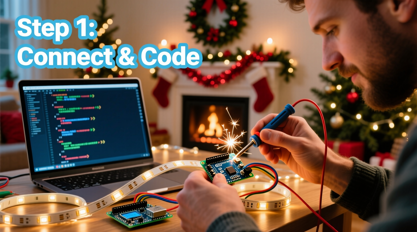 how to make your own custom christmas light animations at home