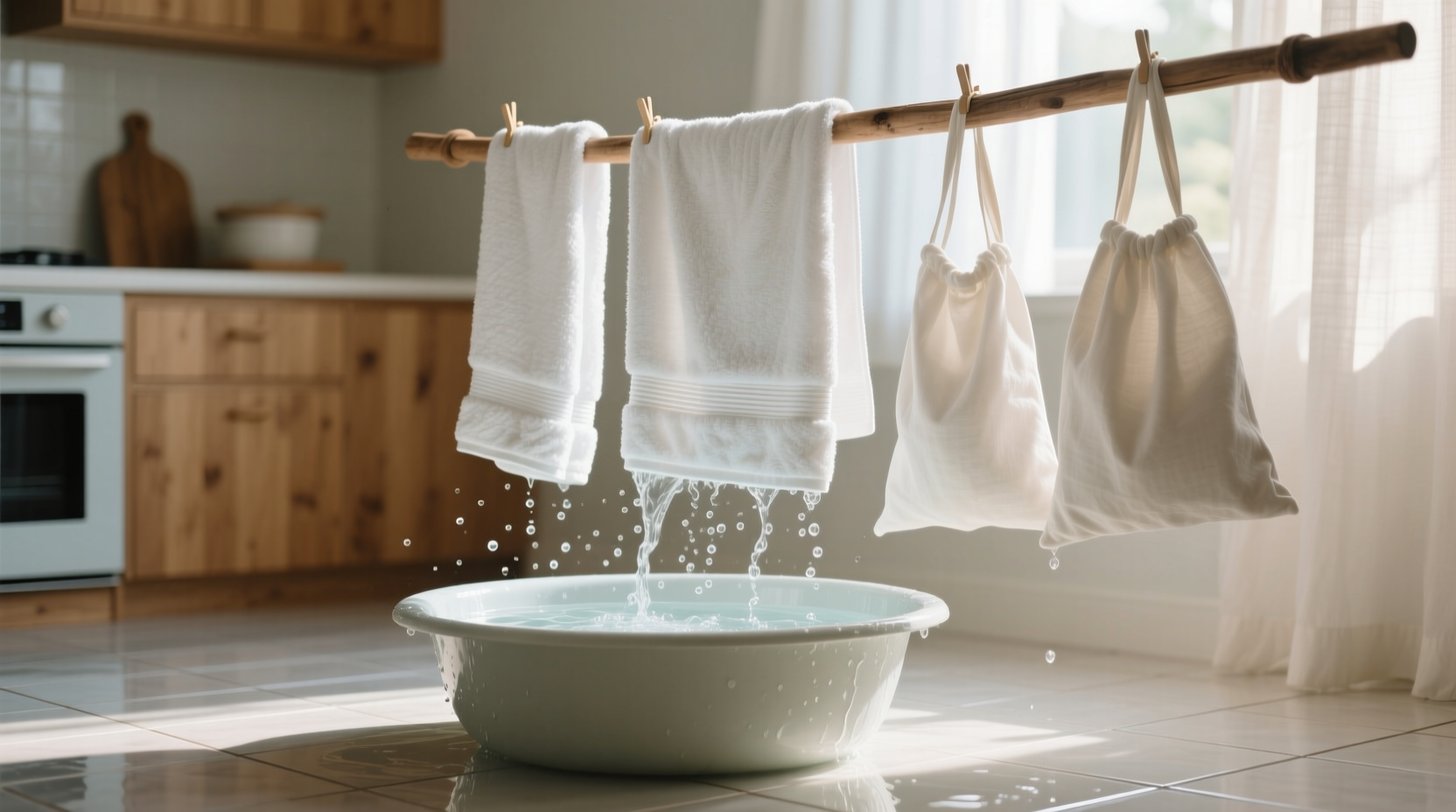 wash and dry down filled items