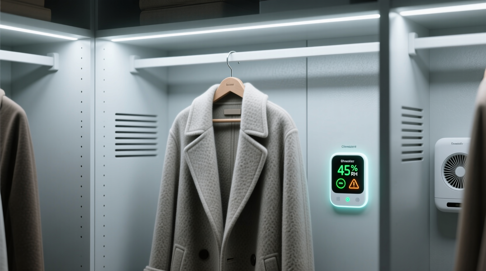 closet humidity monitor for wool coats