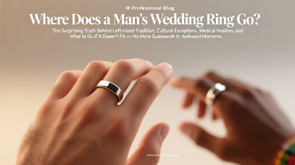 Men's Wedding Ring Placement: Left Hand Truths & Fixes