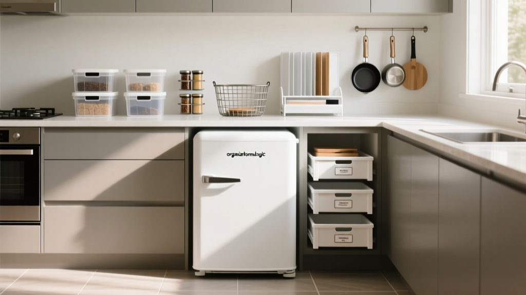 Smart Storage Over a Mini Fridge: 7 Practical Solutions