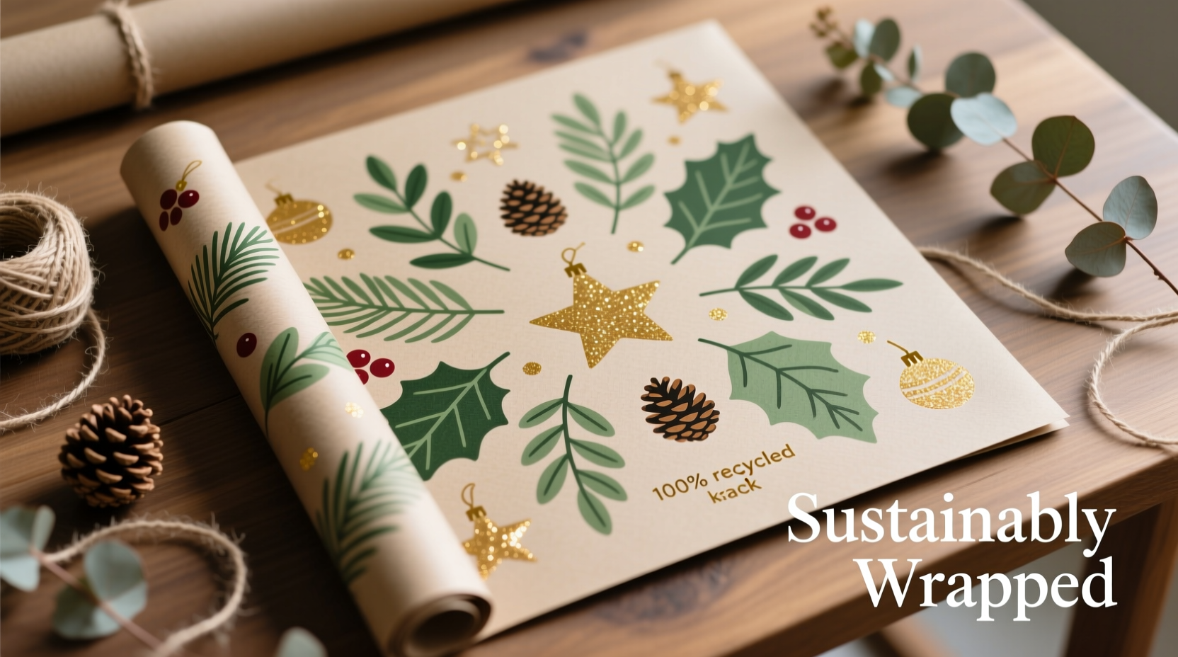 how to choose eco friendly wrapping paper that still looks festive
