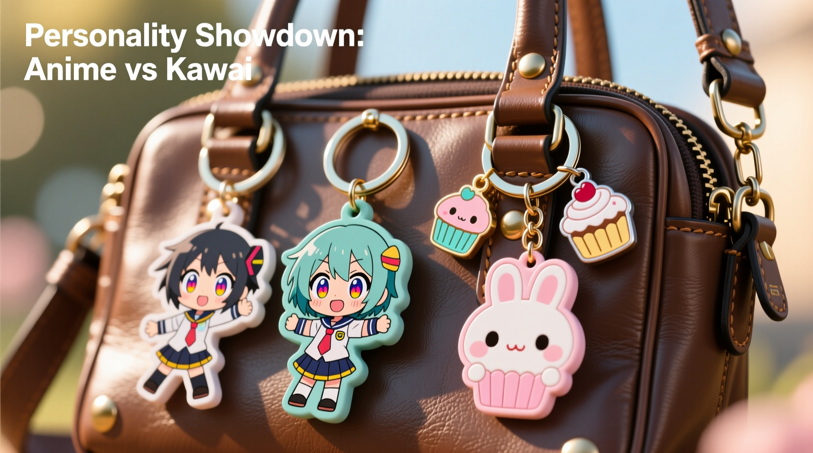 anime keychains vs kawaii charms which adds more personality to a bag