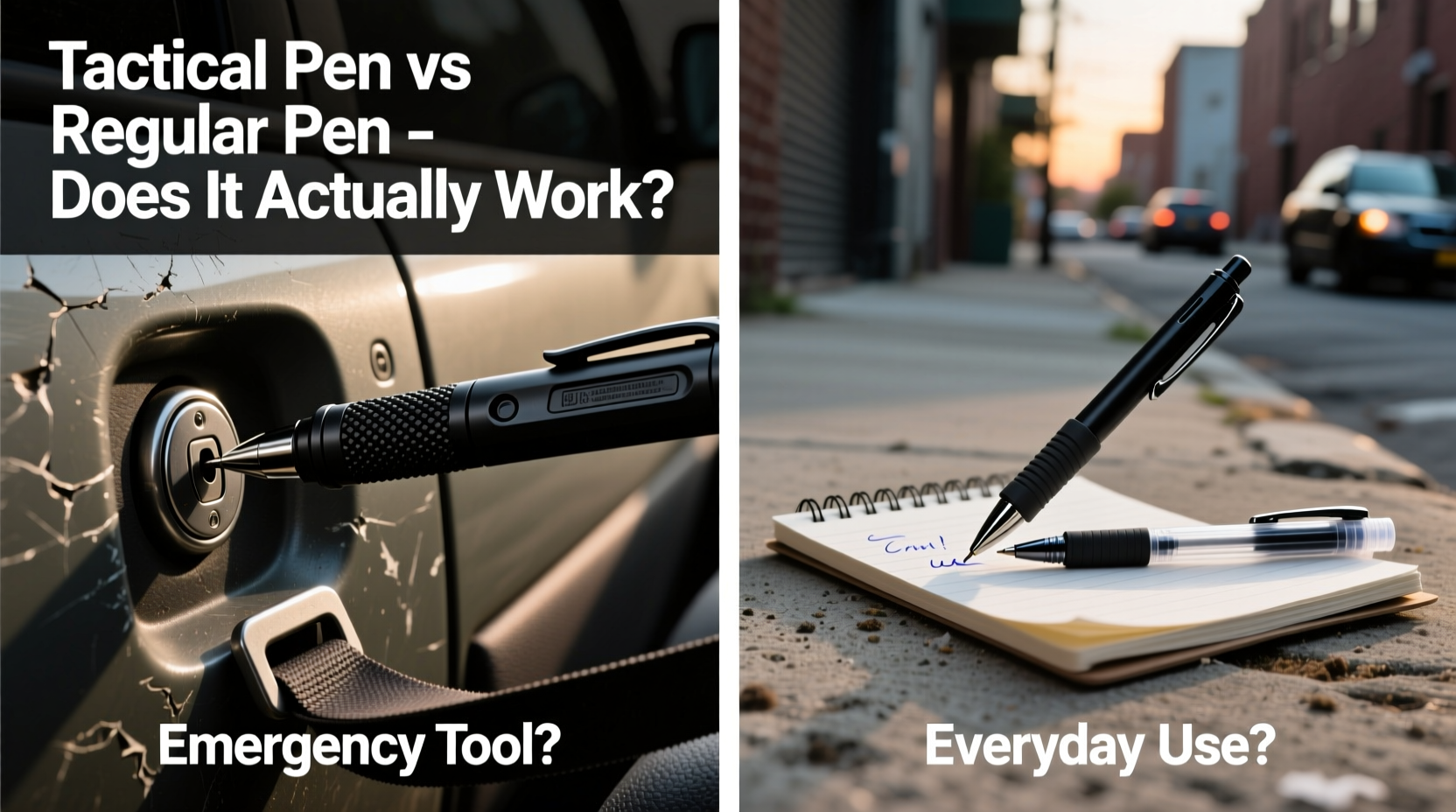 tactical pen vs regular pen why carry one and does it actually work in emergencies