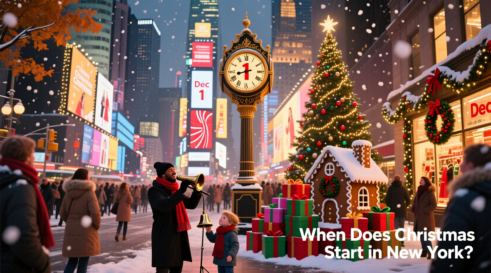 when does christmas start in new york