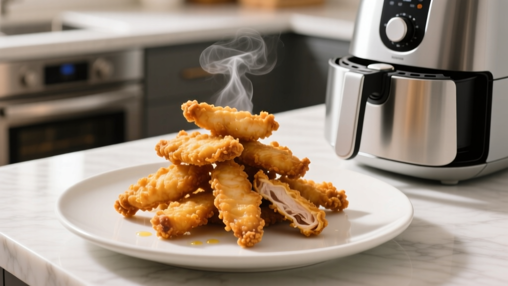 How Long to Air Fry Frozen Chicken Strips (Perfect Every Time)
