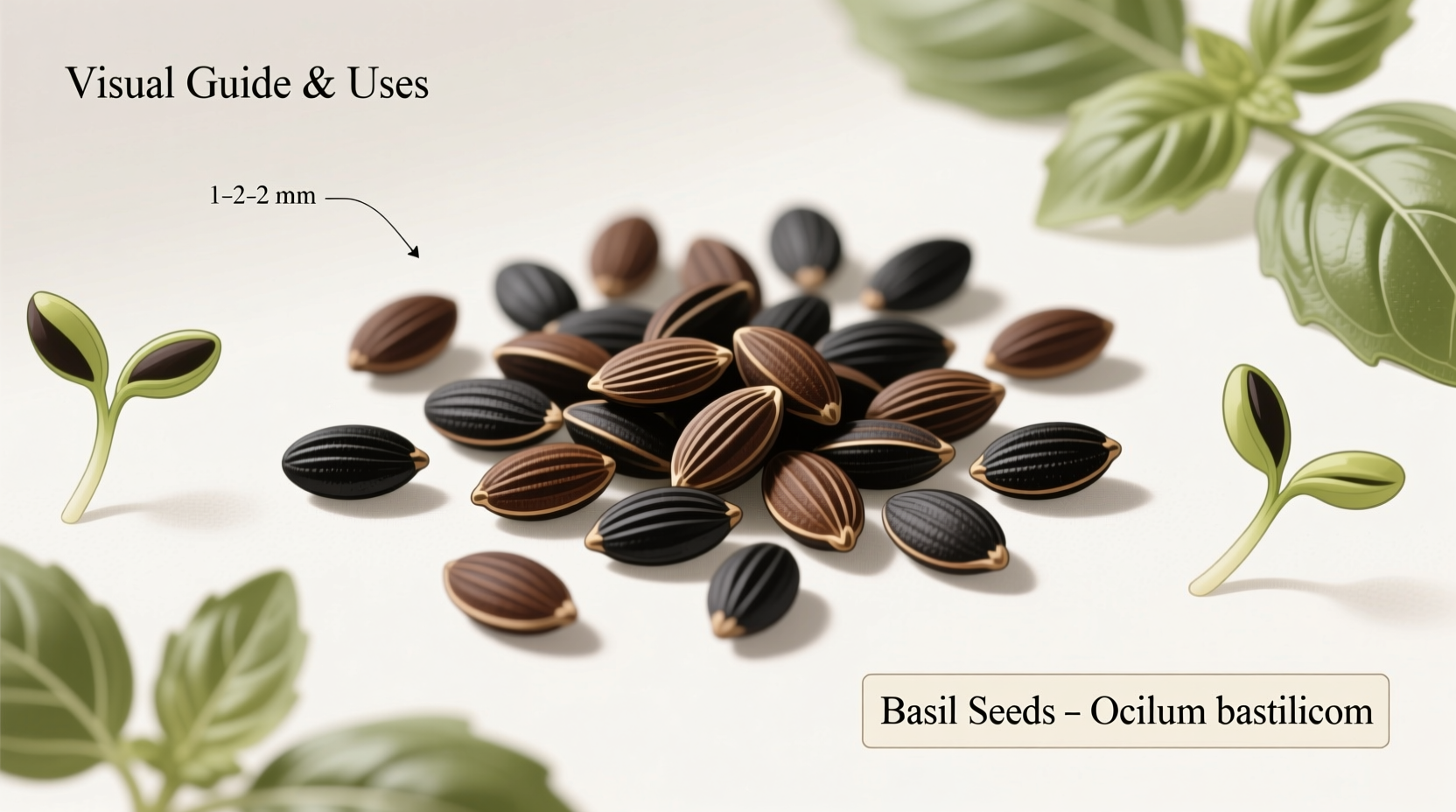 Basil Seeds: 5 Uses & ID Guide | TheHomeSprouts