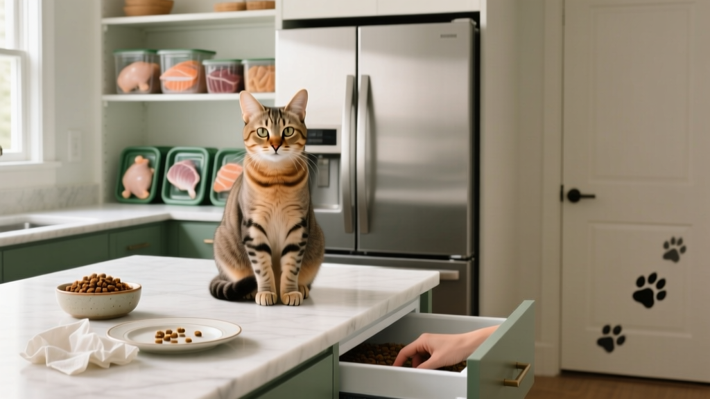 How to Stop Cat Behavior Raw Food Triggers