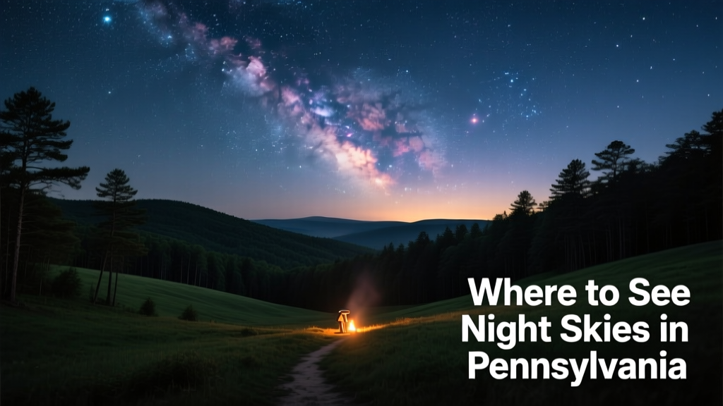 Where to See Night Skies in Pennsylvania: Dark Sky Sanctuaries, State Parks, and Hidden Observing Sites