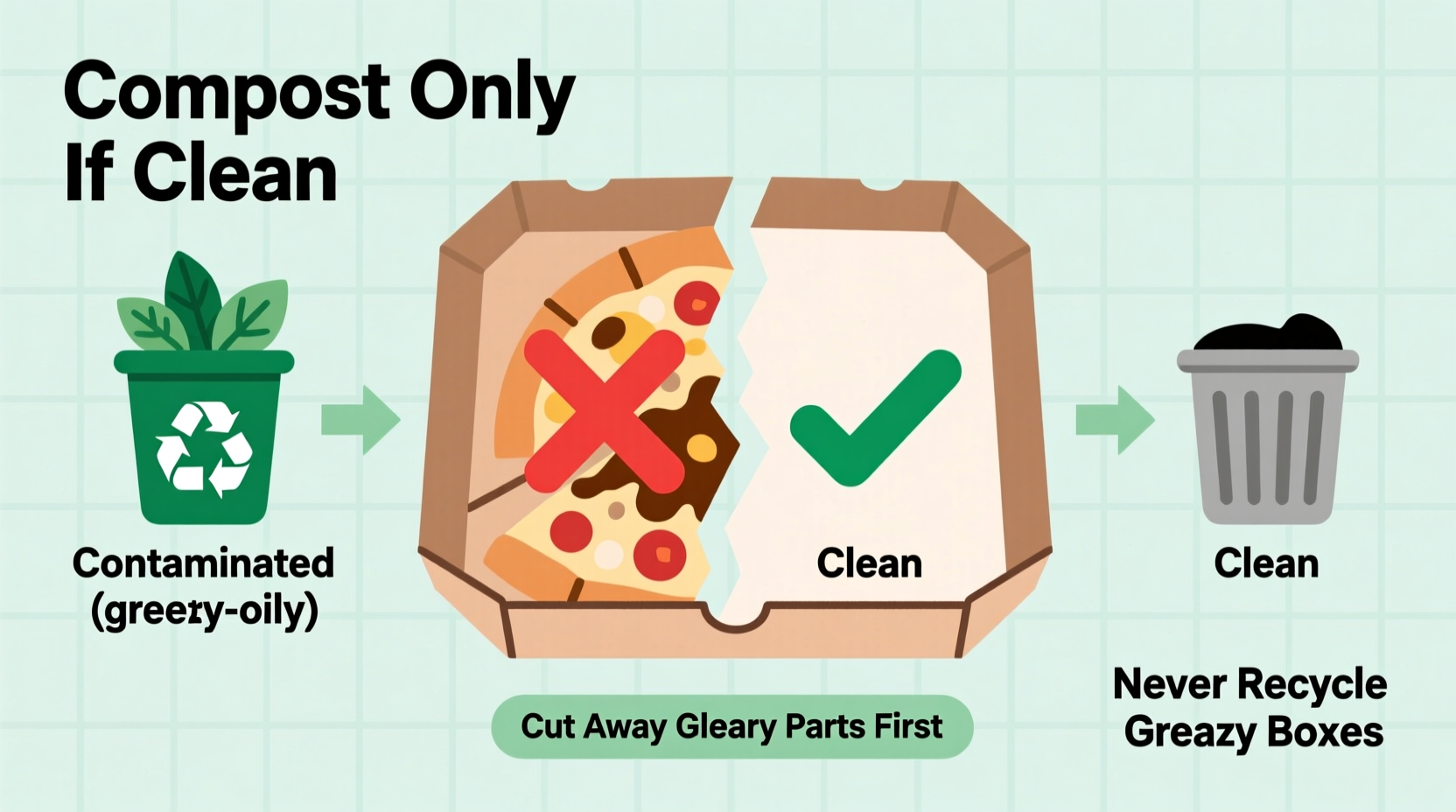 can you recycle dirty pizza boxes composting and disposal options