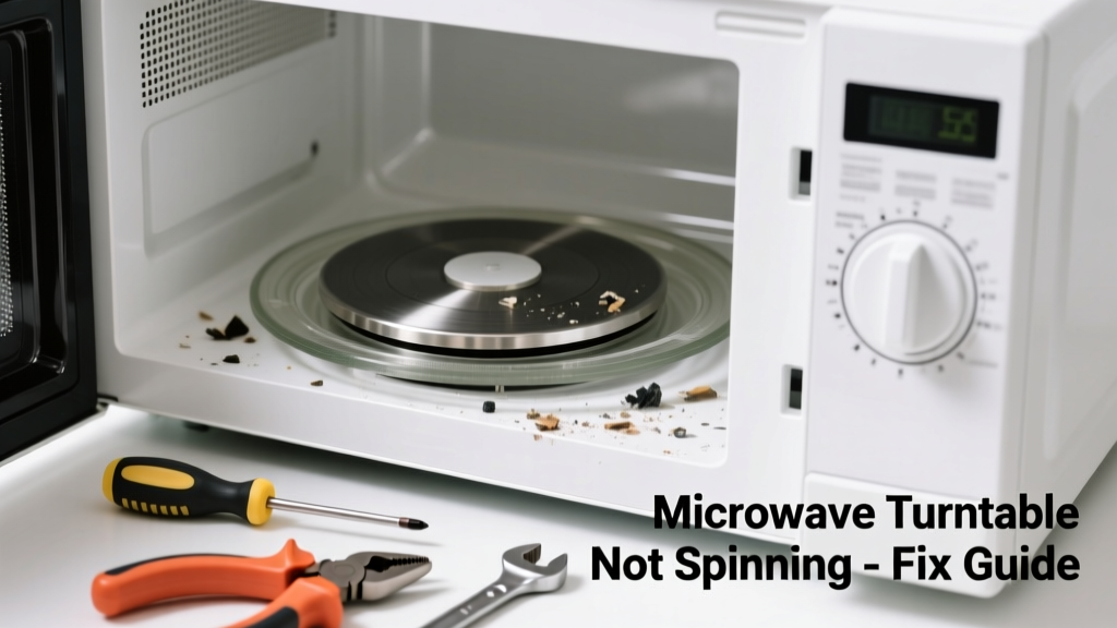 Microwave Turntable Not Spinning in Kitchen Fix