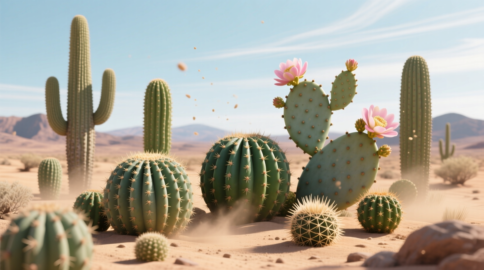kinds of cactus plants