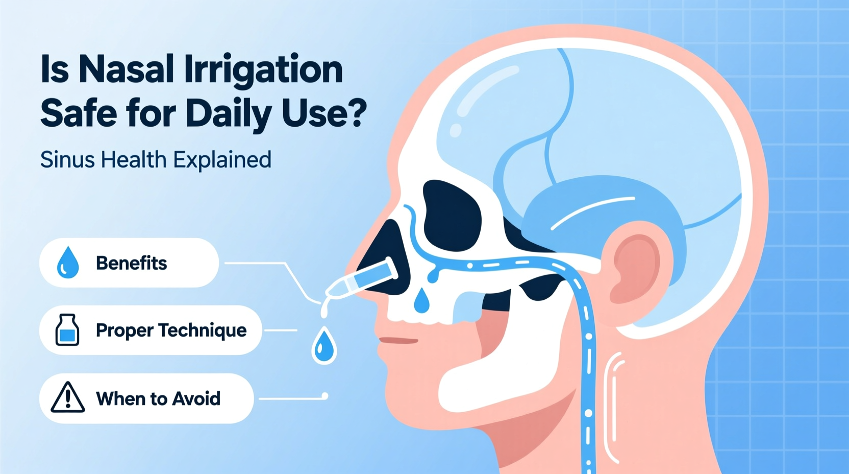 is nasal irrigation safe for daily use sinus health explained