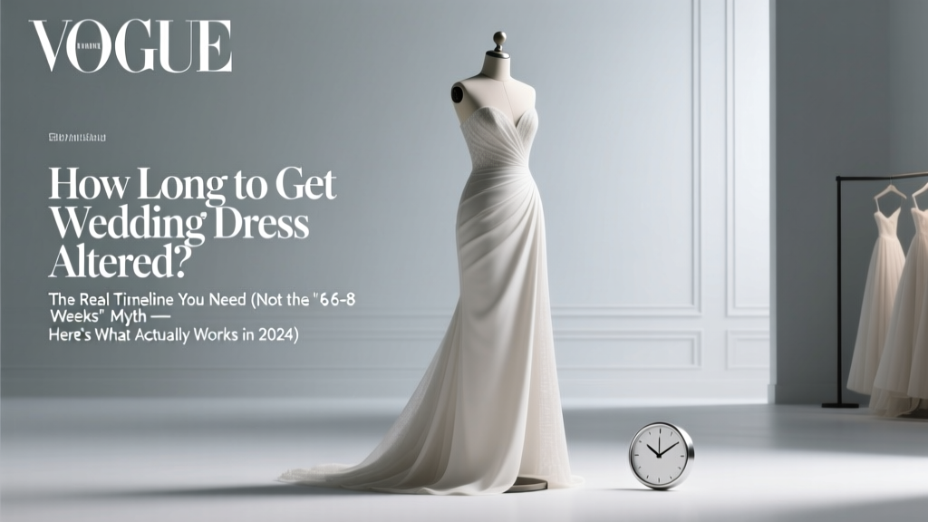 Wedding Dress Alterations Timeline (2026)