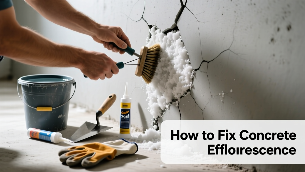 How to Fix Concrete Efflorescence in Your Basement