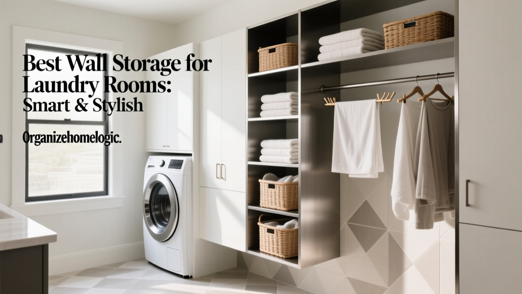 Best Wall Storage for Laundry Rooms: Smart & Stylish
