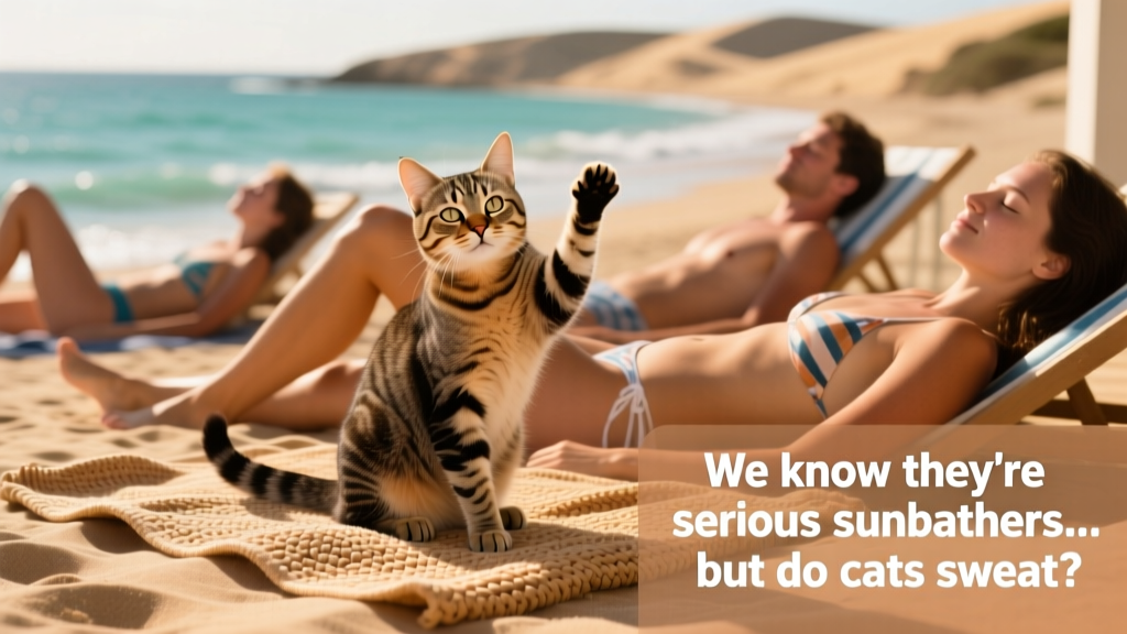 We Know They're Serious Sunbathers, but Do Cats Sweat?