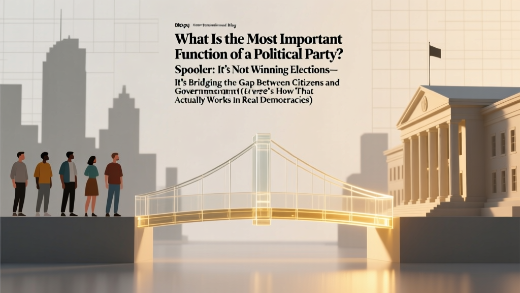 Political Party Function: Bridging Citizens & Government