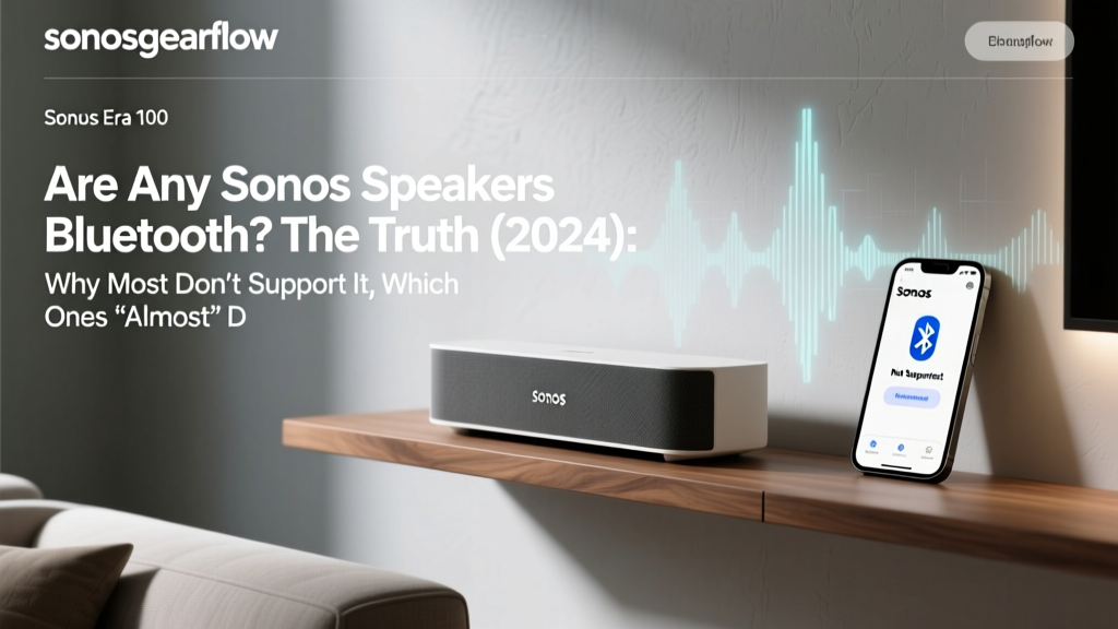Are Any Sonos Speakers Bluetooth? (2026)