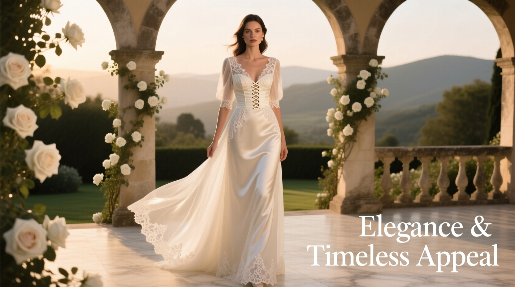 a line cap sleeve wedding dress