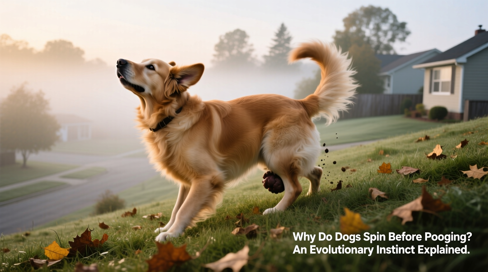 why do dogs spin before pooping evolutionary instinct explained