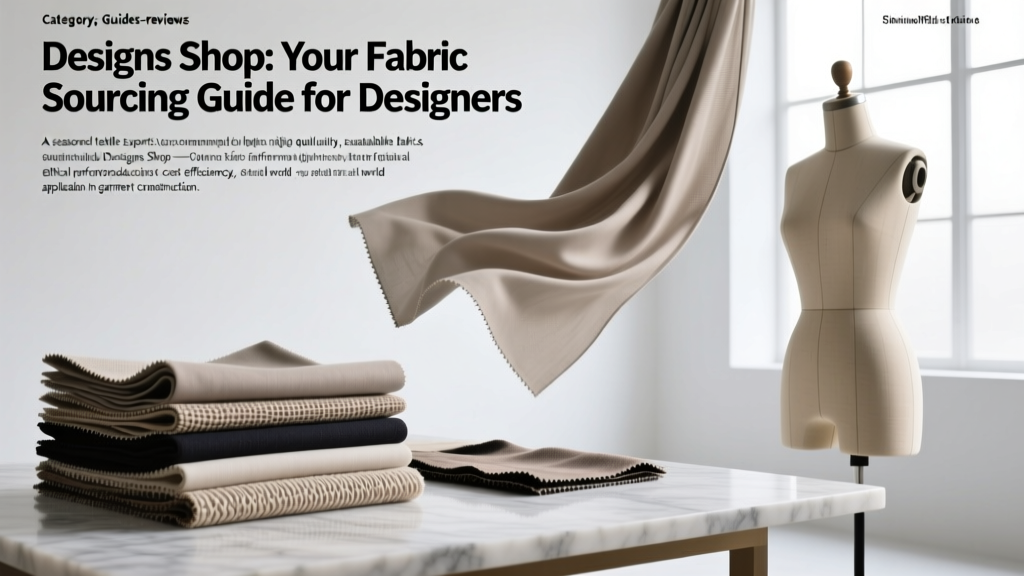 Designs Shop: Your Fabric Sourcing Guide for Designers