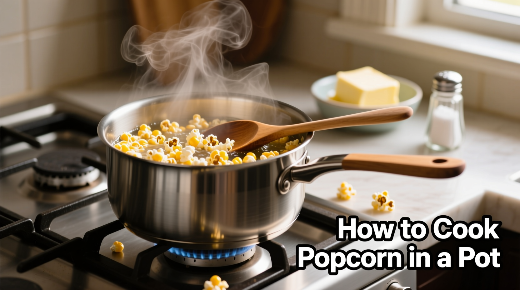 how to cook popcorn in a pot