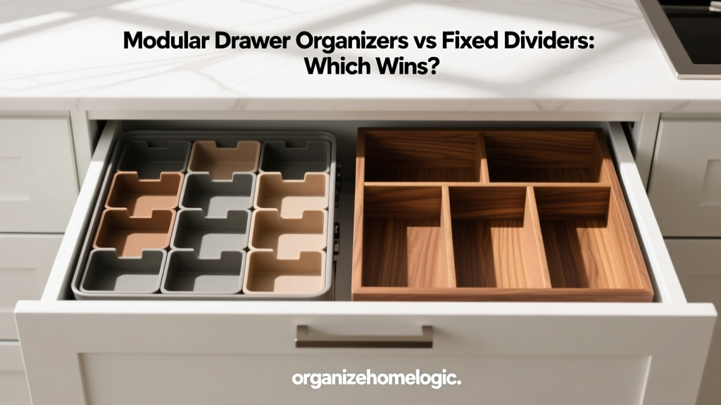 Modular Drawer Organizers vs Fixed Dividers: Which Wins?