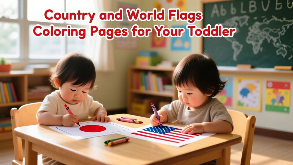 Country and World Flags Coloring Pages for Your Toddler: Developmentally Appropriate, Culturally Grounded Learning Tools
