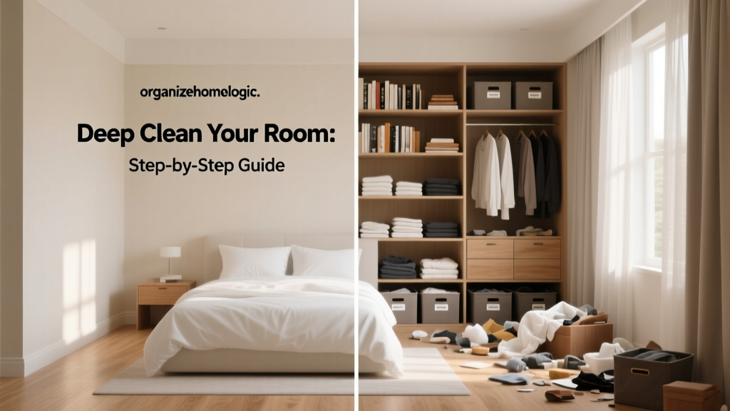 Deep Clean Your Room: Step-by-Step Guide