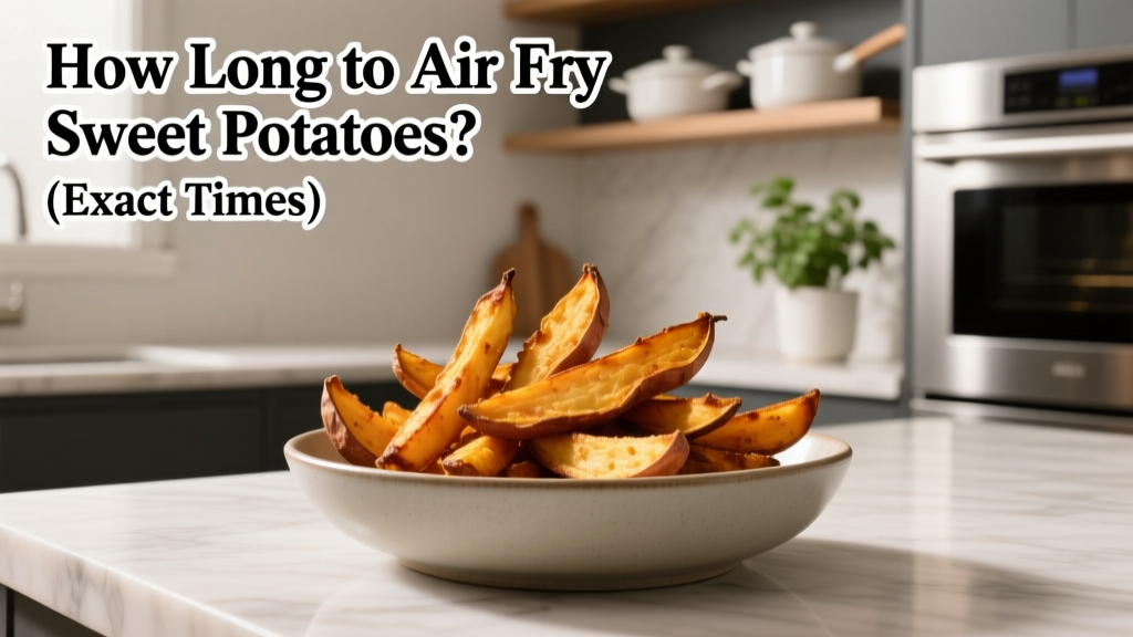 How Long to Air Fry Sweet Potatoes? (Exact Times)