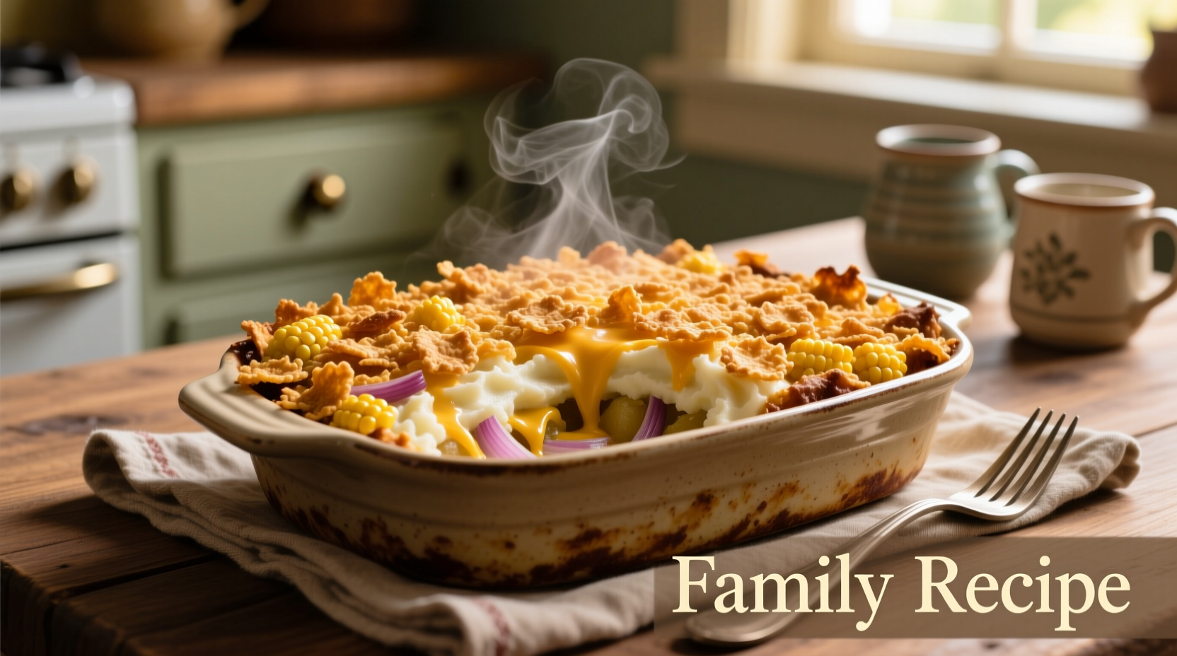 Perfect Potato Casserole with Corn Flakes Recipe