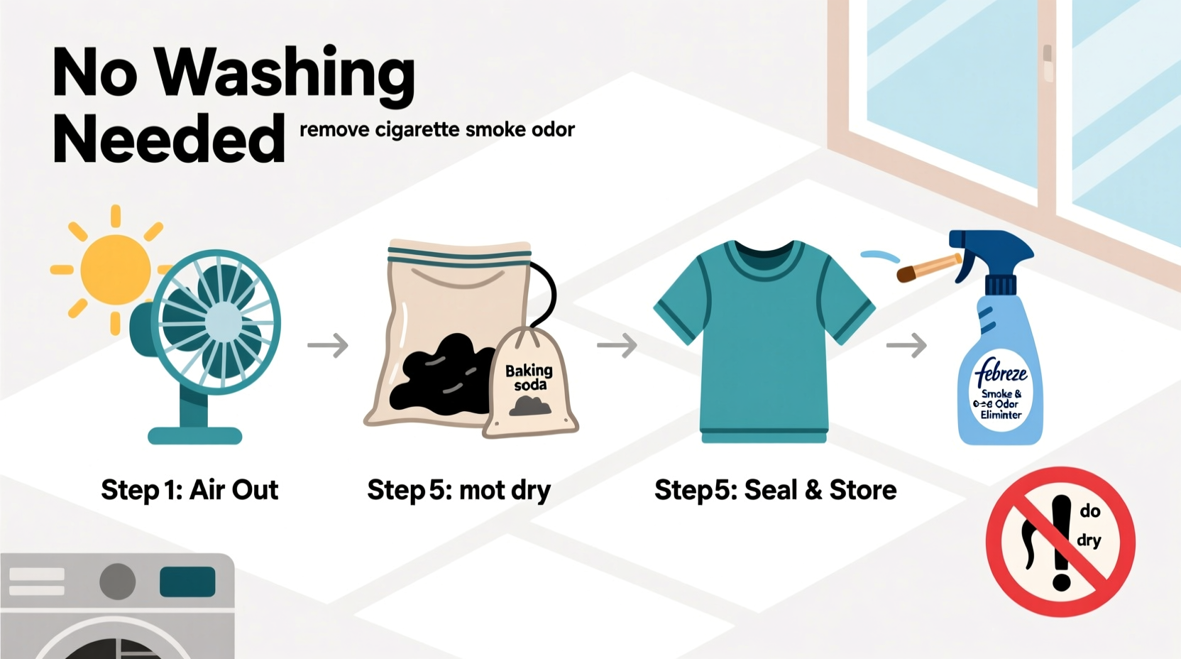 how to get cigarette smell out of thrifted clothes without washing them ten times