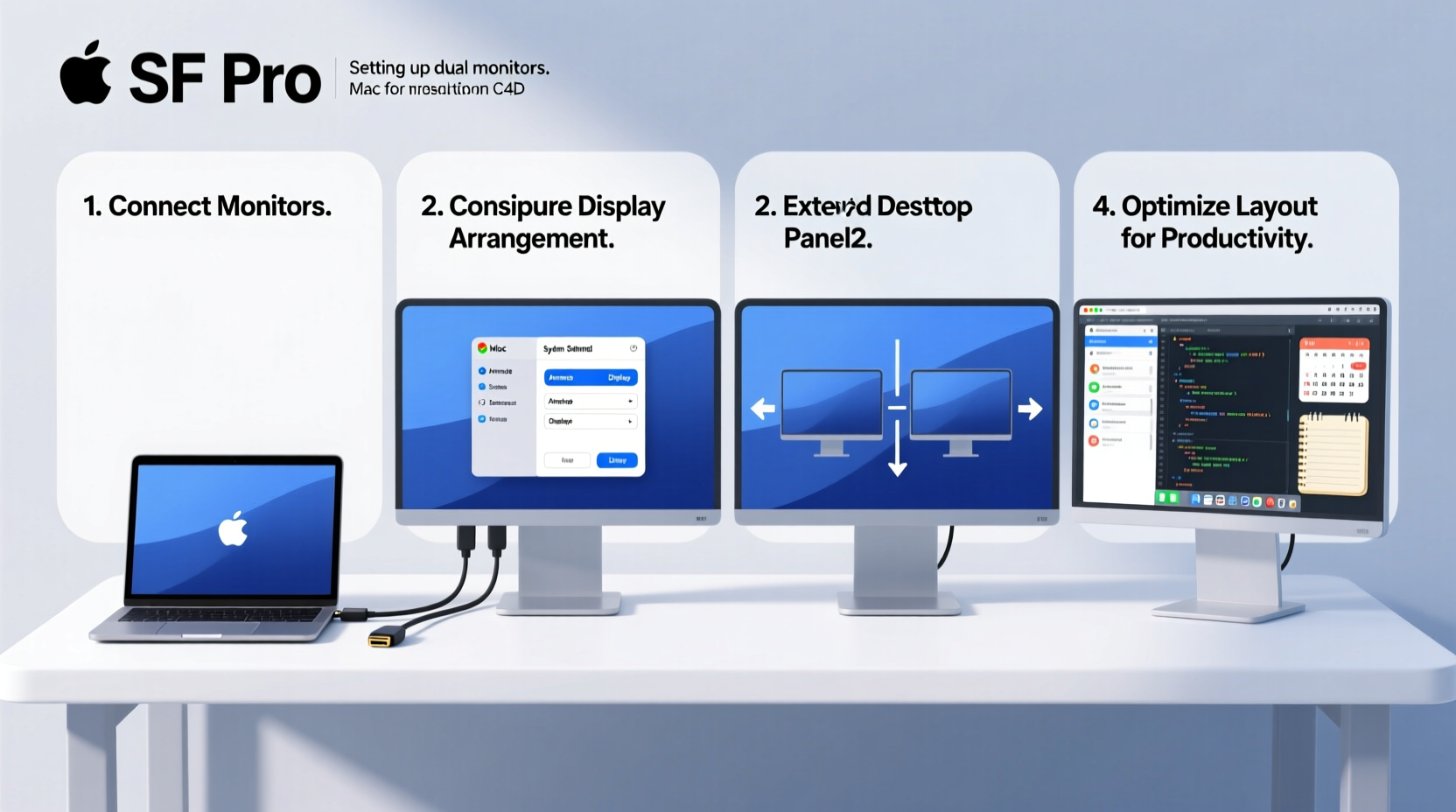 step by step guide to setting up dual monitors on a mac for maximum productivity
