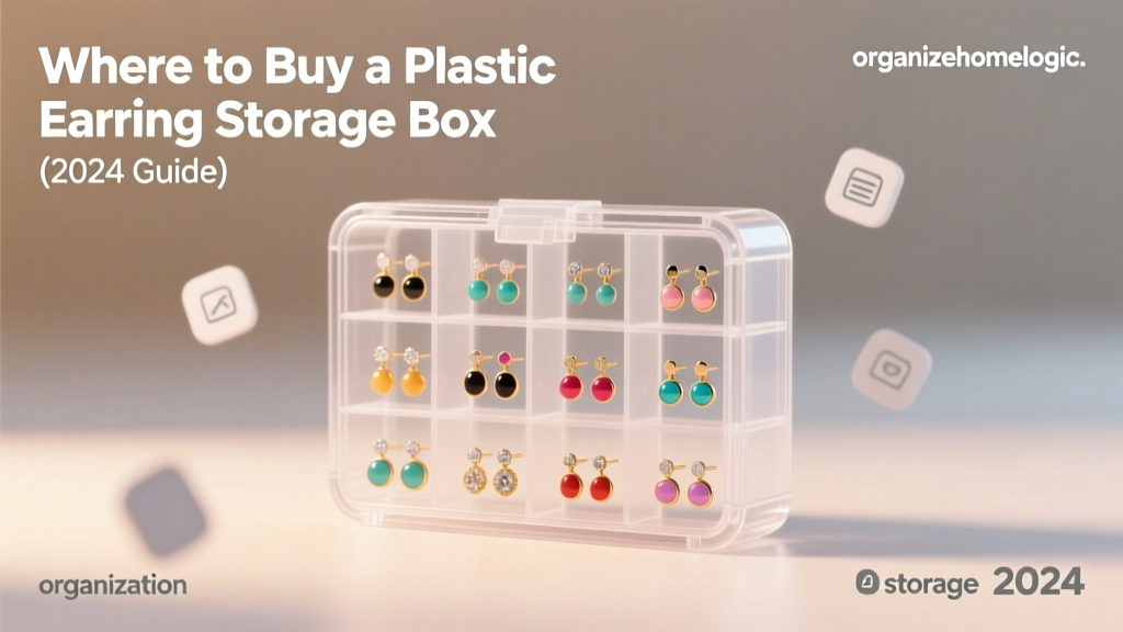 Where to Buy a Plastic Earring Storage Box (2024 Guide)
